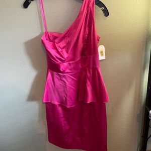 Jessica Simpson one shoulder Peplum style dress